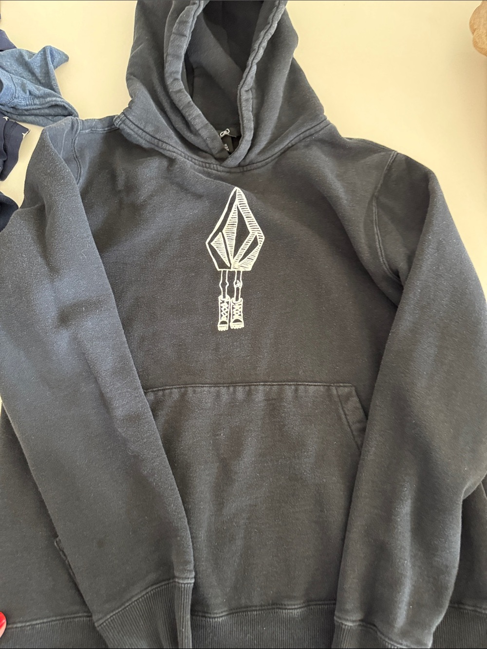 Volcom Black Graphic Pullover Hoodie for Kids